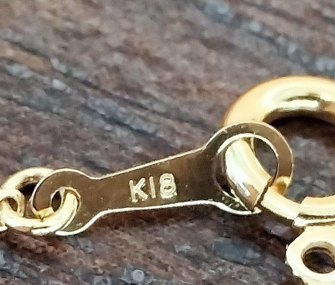 k18 の刻印あります