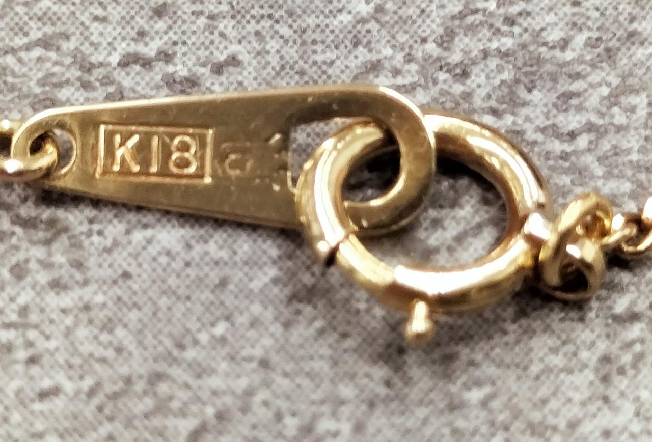 k18 の刻印あります