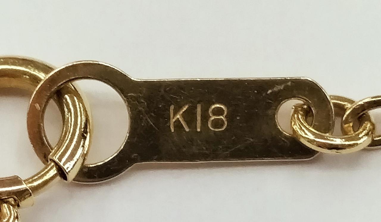 k18 の刻印あります