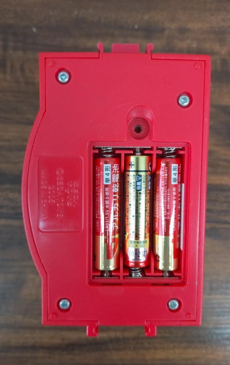 電池は外しての販売です