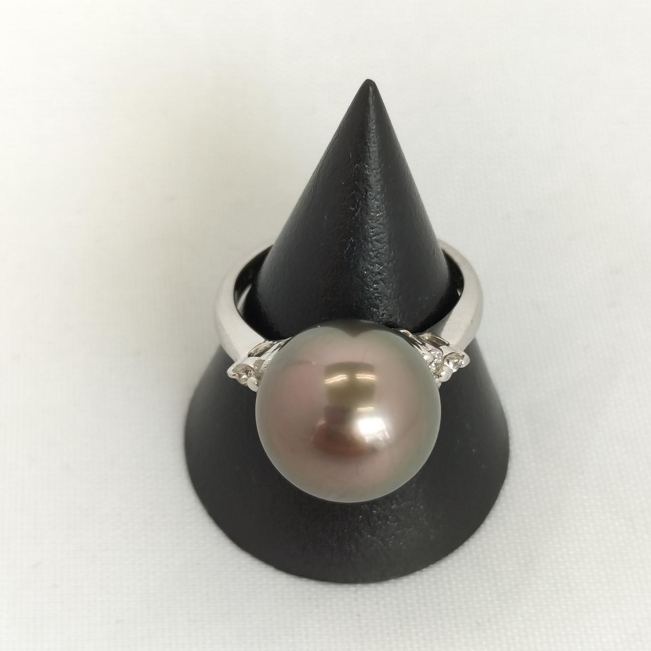 9号 pt900 0.12ct リング