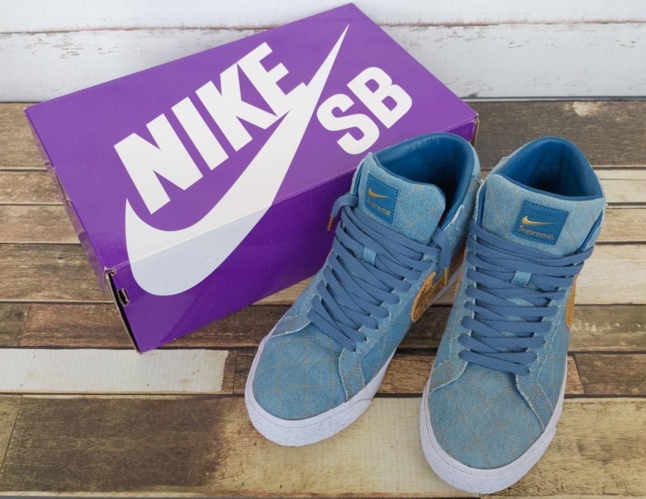 NIKE 型番：DX8421-400 SB BLAZER MID QS SUPREME DEMIM
