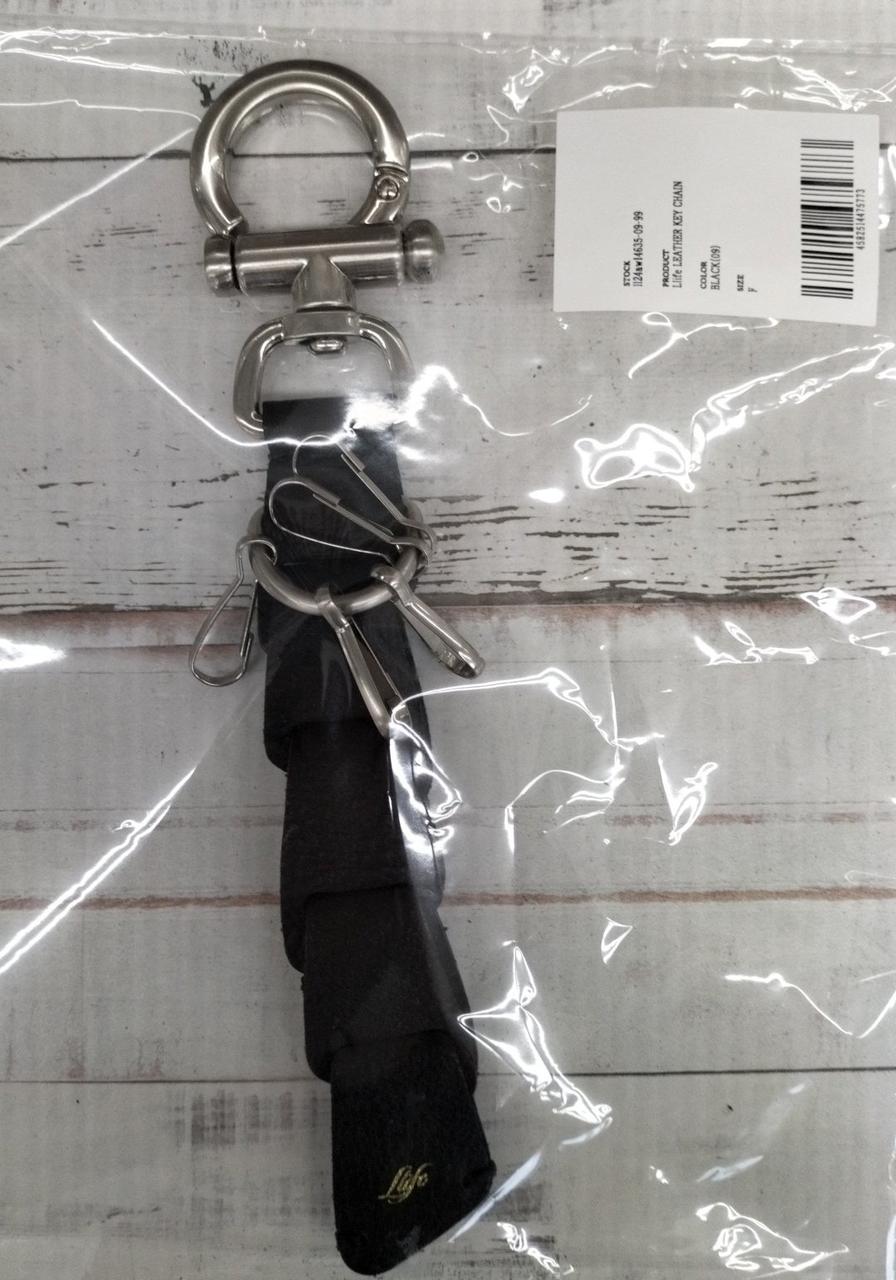 【完売品】 Llife LEATHER KEY CHAIN BLACK Llife LEATHER KEY CHAIN black