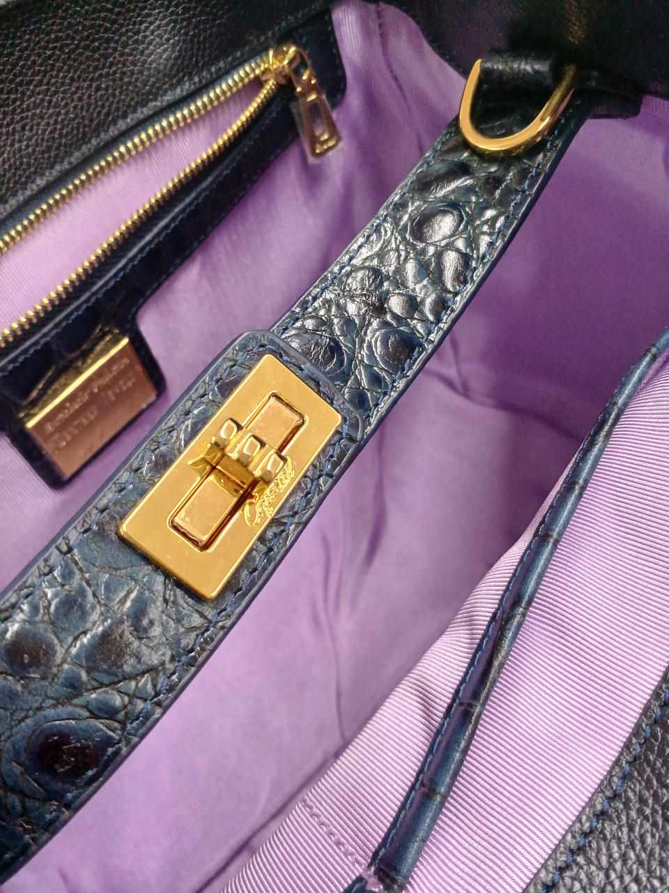 LEATHER JEWELS|2way 型押しレザーショルダーバッグ|HARDOFFオフ