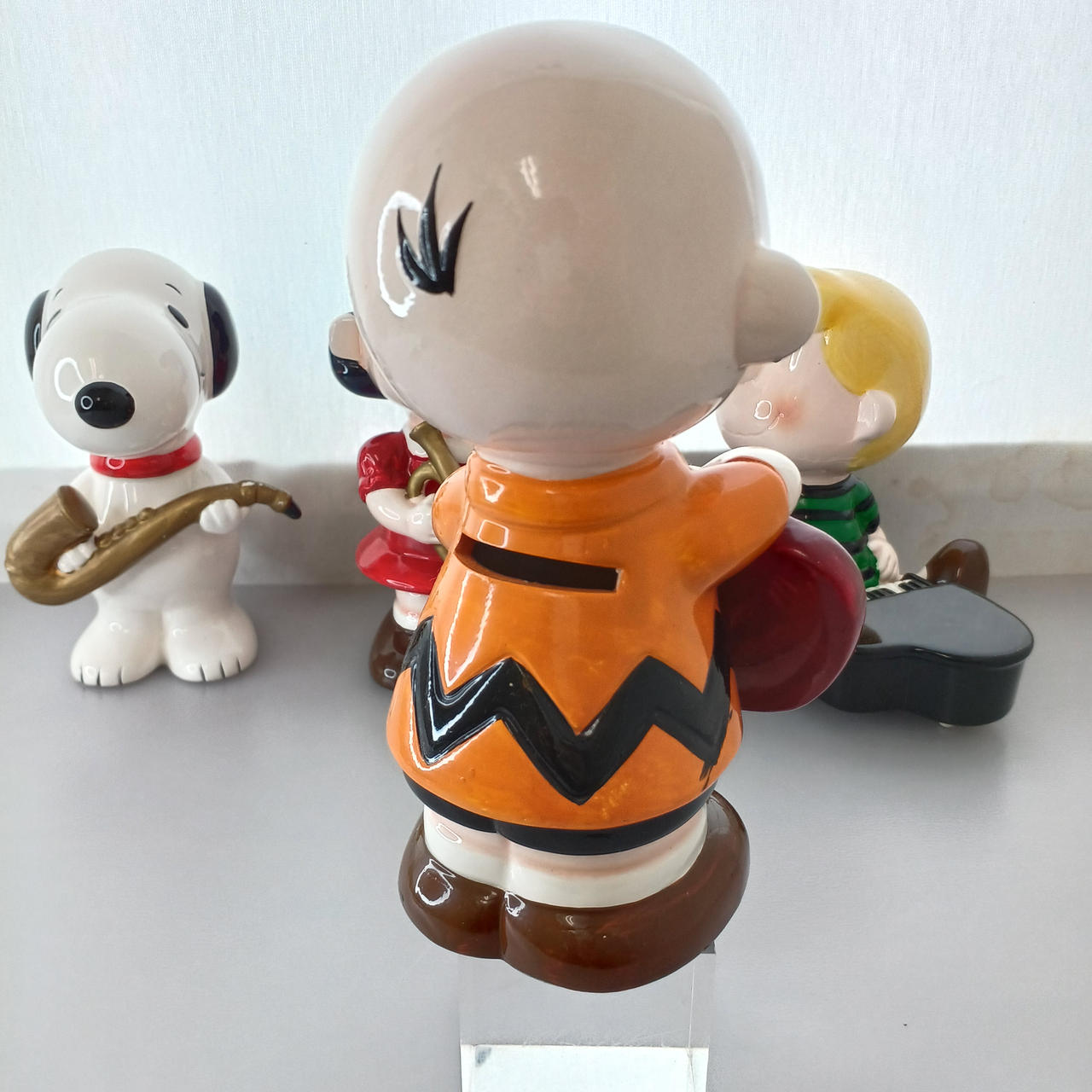PEANUTS|スヌーピー 貯金箱 4体セット 置物 インテリア|【ハードオフ