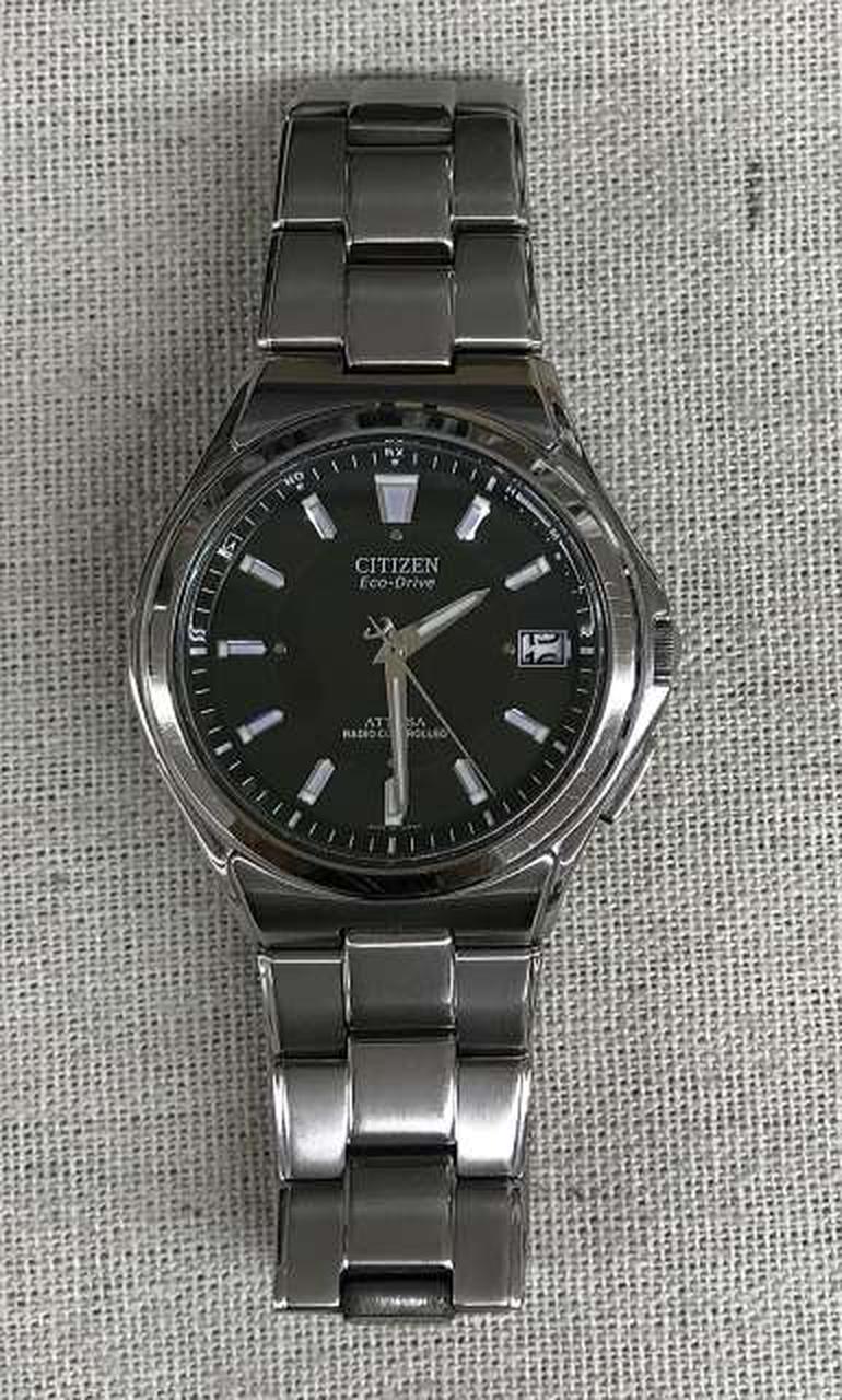 【希少】CITIZEN ATTESA 電波ソーラー GMT 箱付き 【稼動品】 CITIZEN ATTESA|(ジャンク)ソーラー電波腕時計|【ハードオフ公式通販