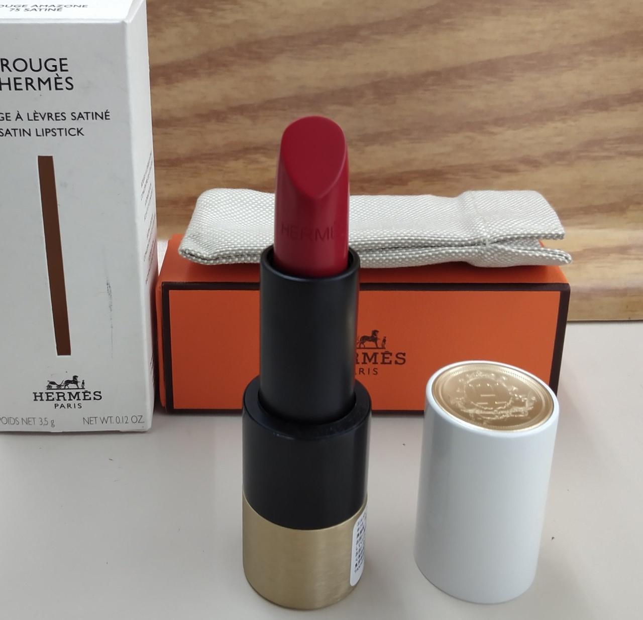 新品未使用★エルメスルージュ　75 レ マン エルメス ヴェルニ エマイユ 75 ルージュ・アマゾン
