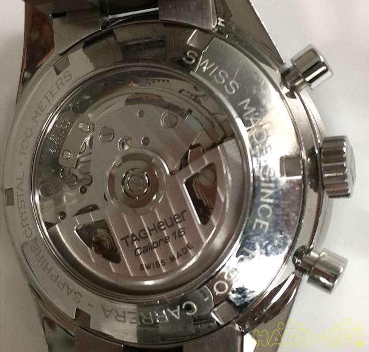 裏蓋はスケルトン