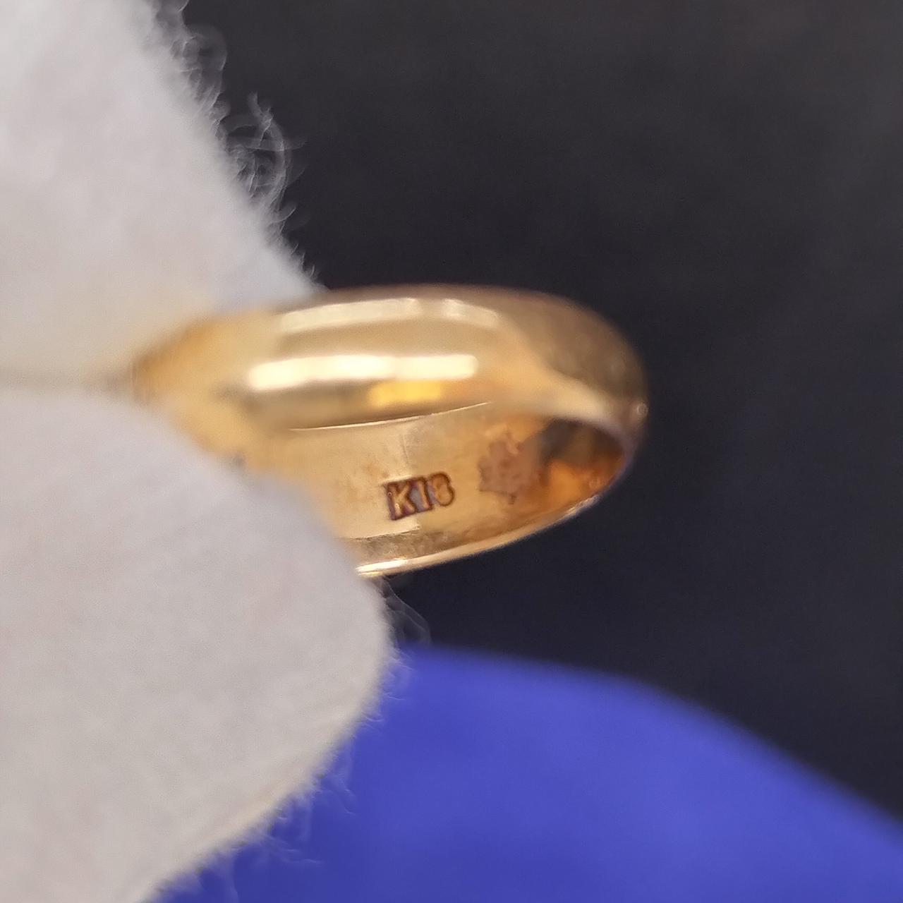 K18刻印あり 内側変色あり