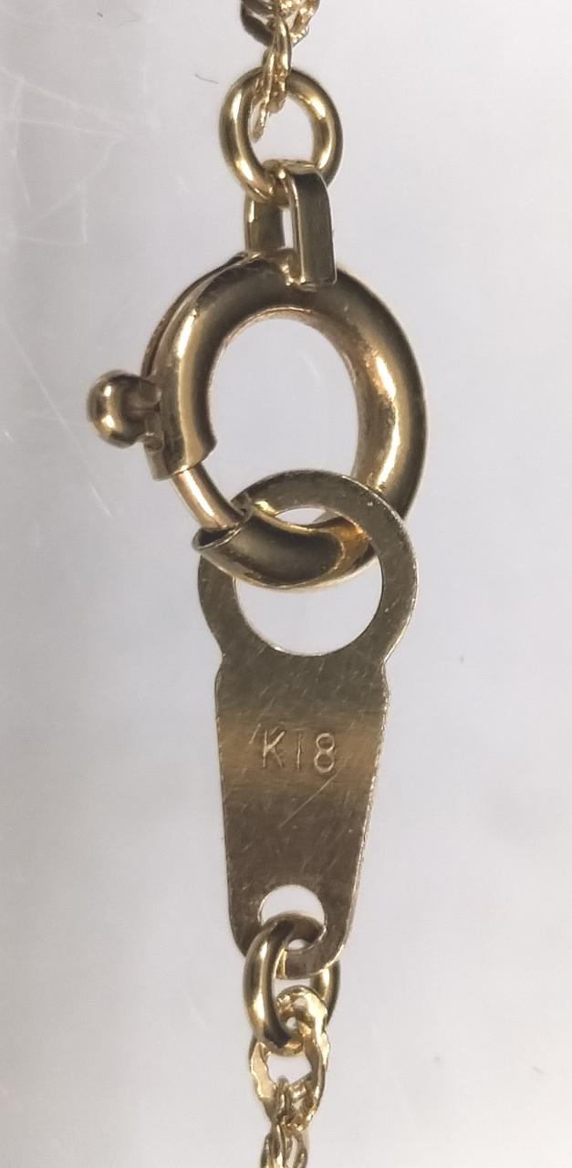留具部分、K18刻印あり
