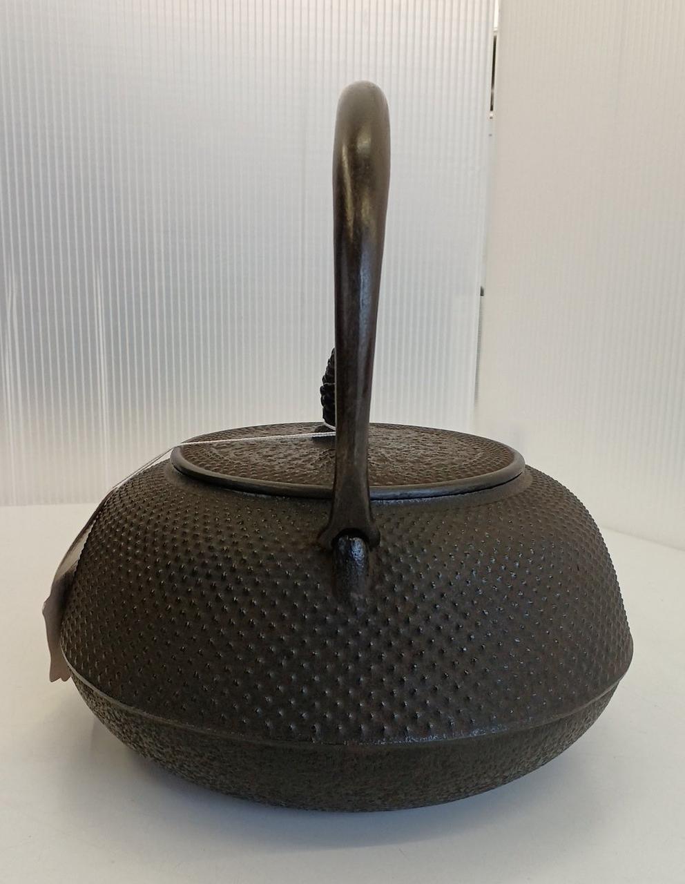 値下げ、南部鉄瓶丸アラレ池永造【極上品】元箱入り　囲炉裏/お茶道具　台所用品 値下げ、南部鉄瓶丸アラレ池永造【極上品】元箱入り 囲炉裏/お