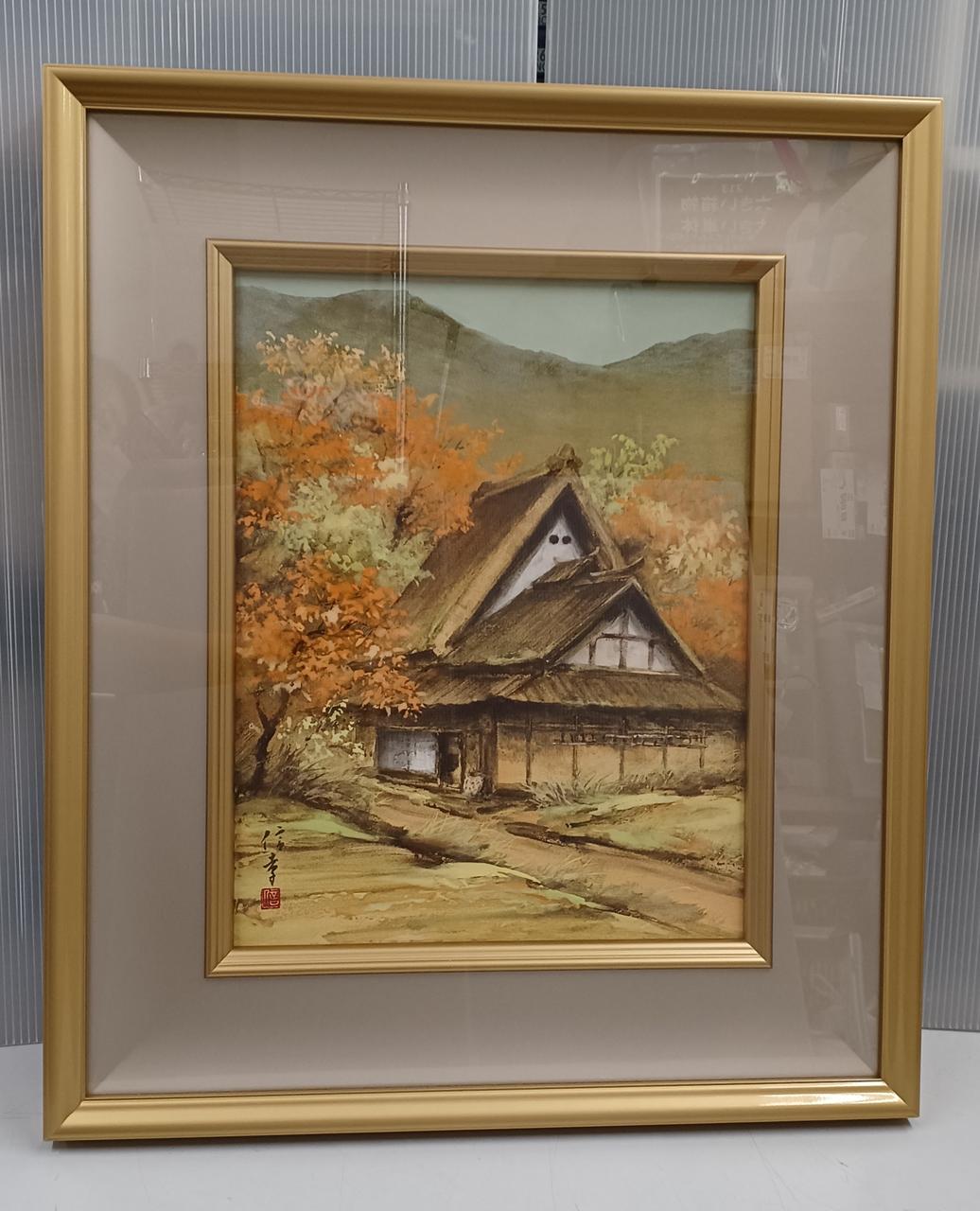 岡 信孝|6号日本画額装|HARDOFFオフモール（オフモ