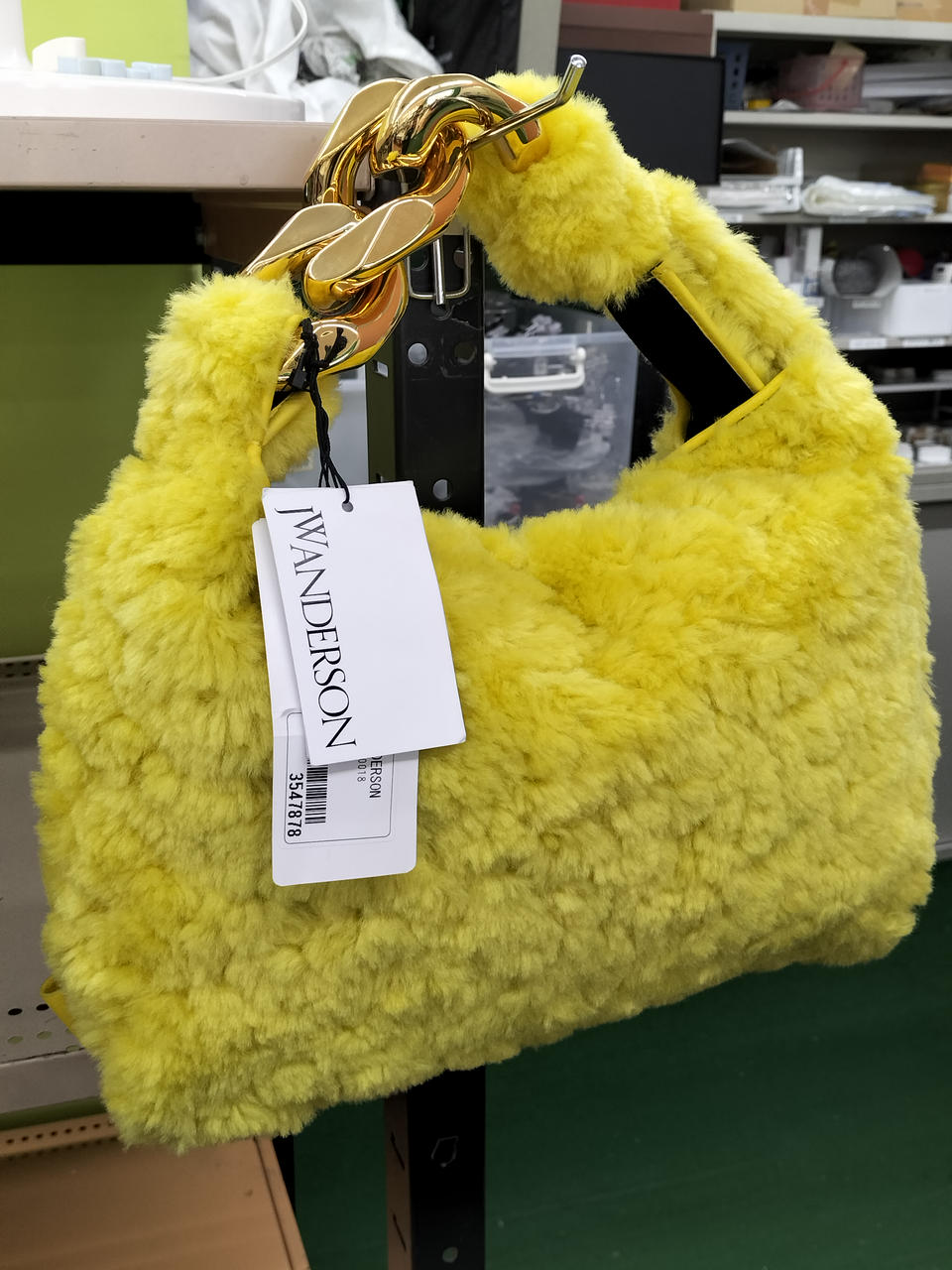 関税送料込 JW ANDERSON フェイクファー ショルダーバッグ JW ANDERSON|フェイクファー ショルダーバッグ|HARDOFFオフ