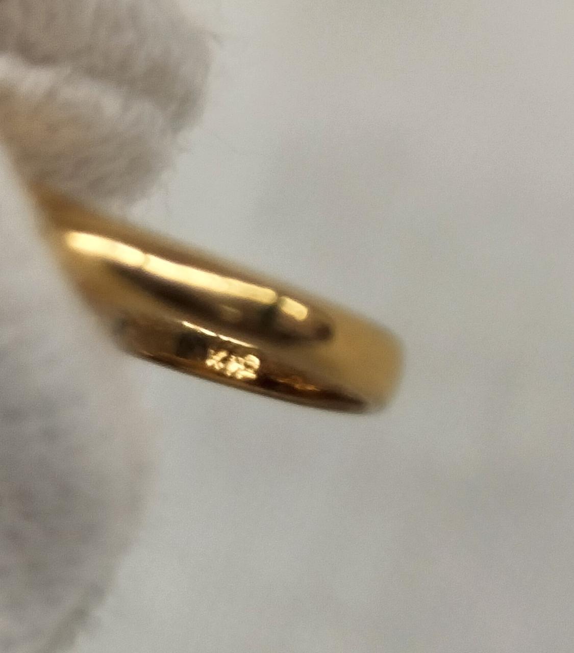 見えづらいですがK18刻印あり