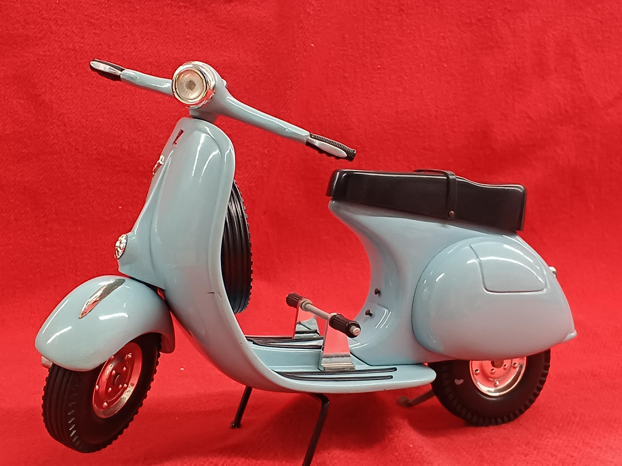 Vespa スカラベオ ミニチュア シルバー 約10cm新品未使用 シュコー ○ 1/10 ベスパ 〓 PX125 / 70年 スペシャル