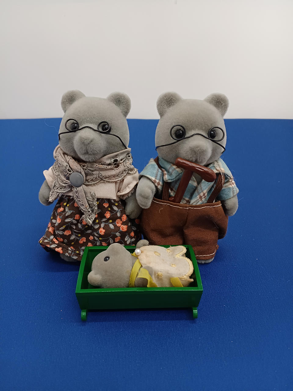 グレーくま 3体セット