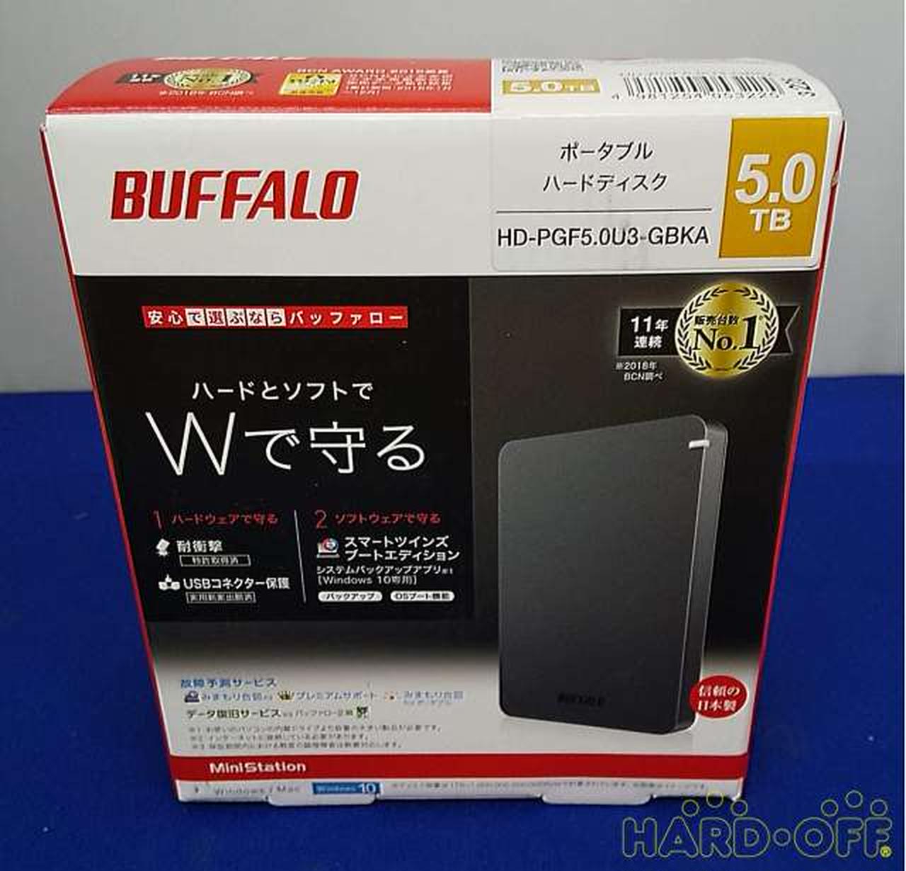 BUFFALO ポータブルハードディスク 4TB Amazon | BUFFALO USB3.1(Gen.1)対応 耐衝撃ポータブルHDD 4TB