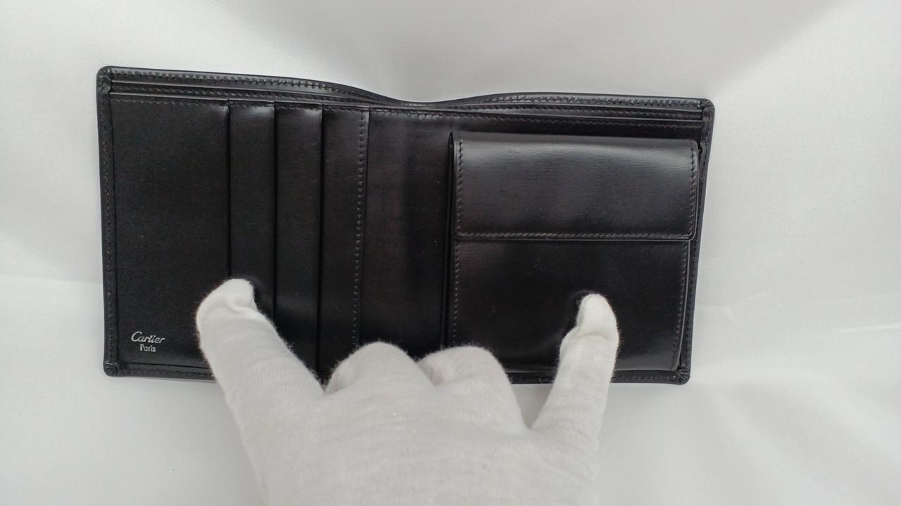 [即決価格]Cartier 黒 二つ折り財布 楽天市場】カルティエ 財布 二つ折り 黒の通販