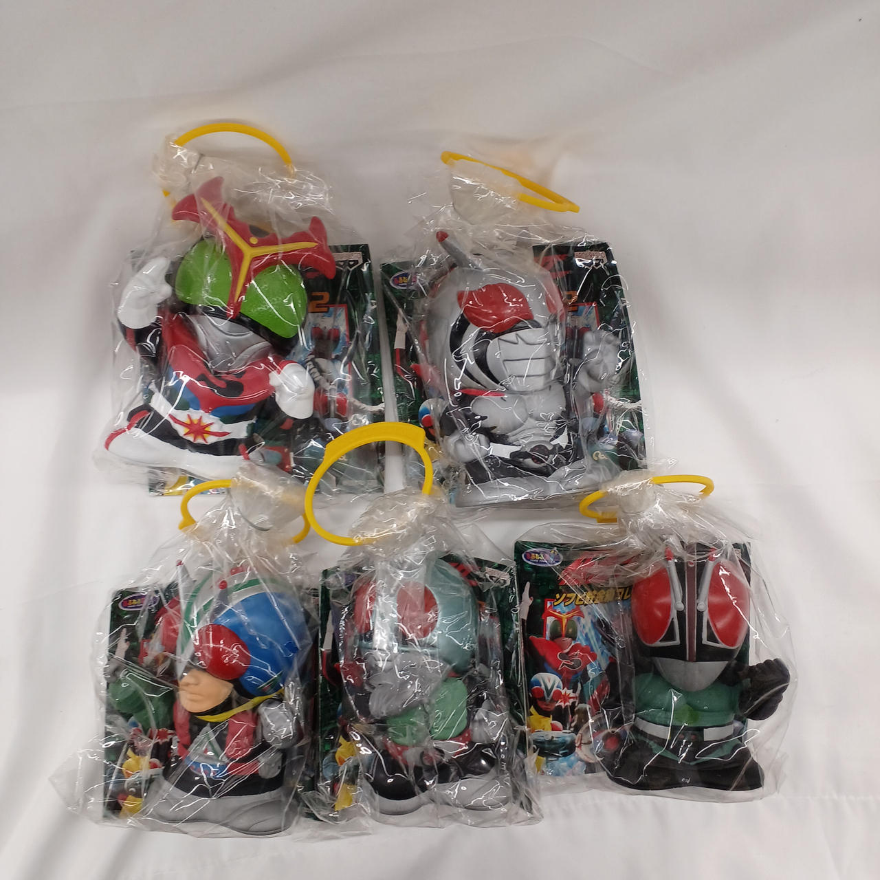 BANPRESTO|仮面ライダー ソフビ貯金箱コレクション2 5種セット