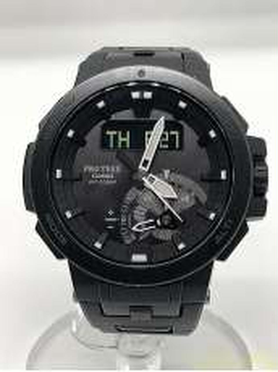 【美品】カシオ PRO TREK PRW-7000FC-1JF プロトレック(PRO TREK) Multi Field Line Carbon Edition PRW
