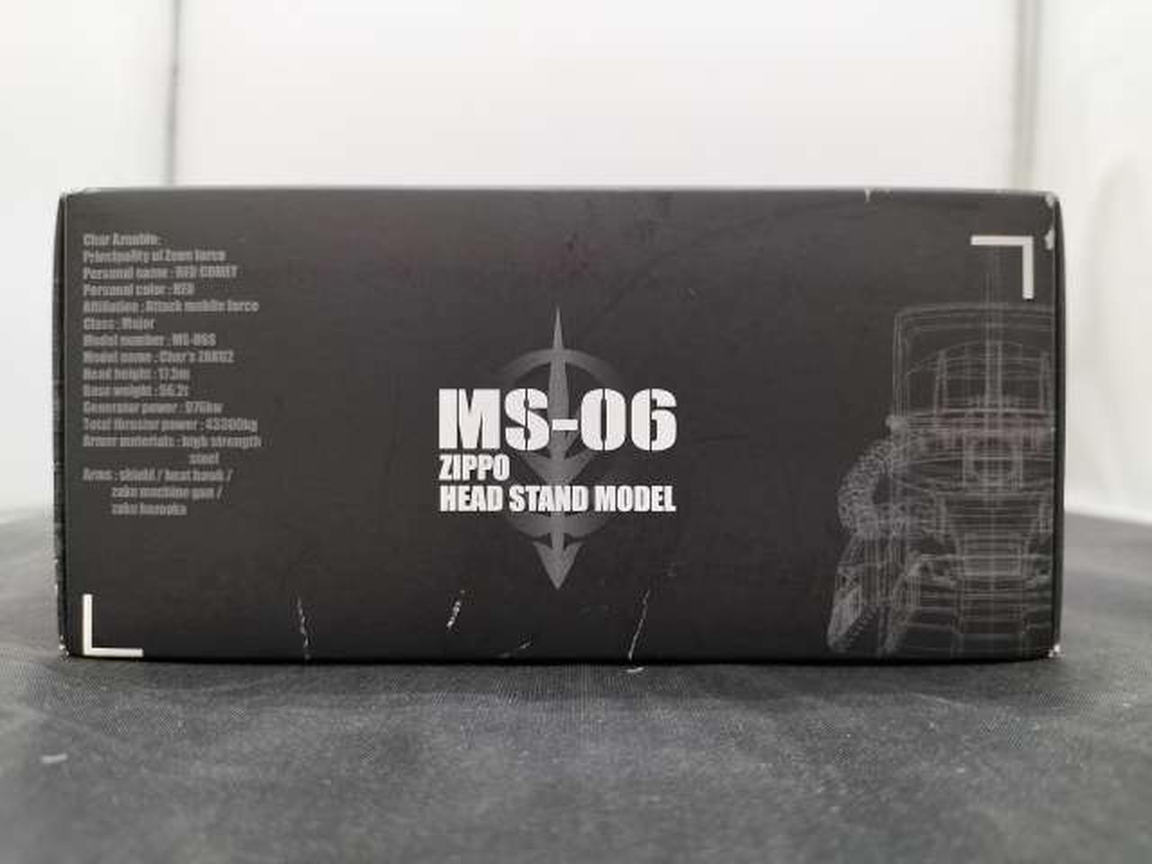 バンプレスト(BANPRESTO)|ZIPPO ヘッドスタンドモデル MS-06シャア専用