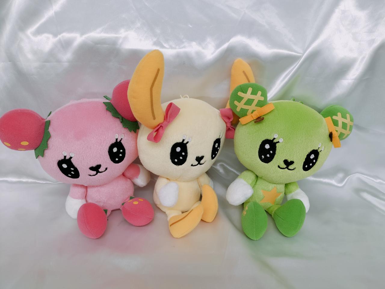 ポップンベリー ぬいぐるみ中 3体セット