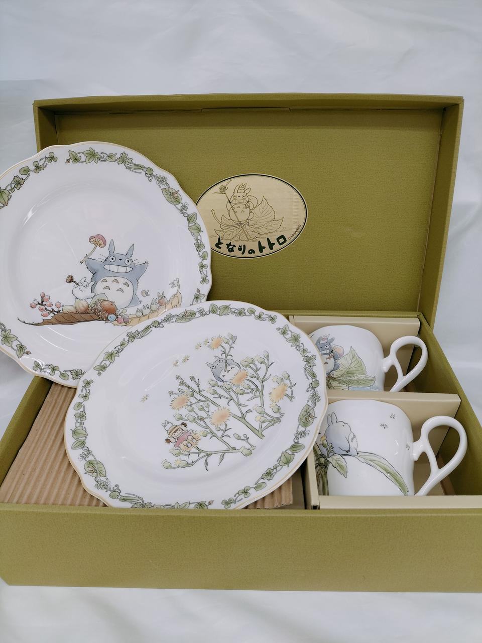 未使用品★ノリタケ　となりのトトロ　モーニングセット ノリタケ(Noritake)|となりのトトロモーニングペアセット