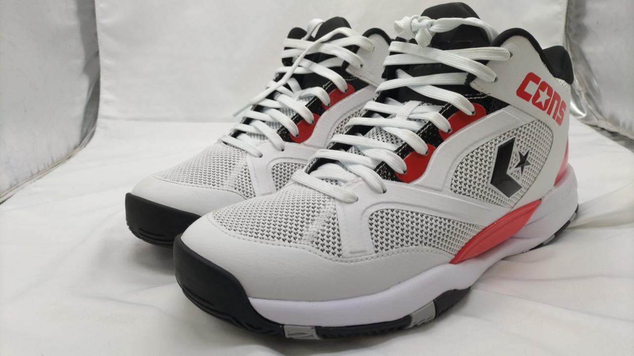 CONVERSE バスケットボールシューズ ホワイト　27.5㎝　新品　未使用 Converse バスケットボールシューズ ホワイト - メルカリ