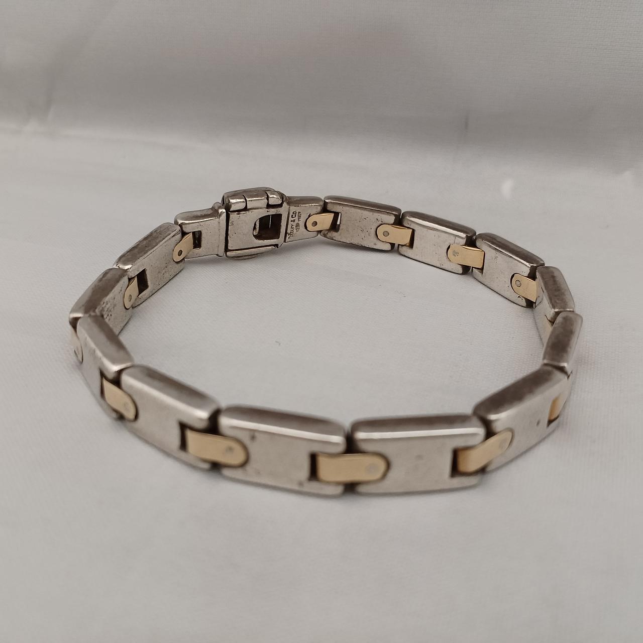 ☆廃盤レア☆】ティファニーHリンクブレスヴィンテージHリンクSVYGコンビ