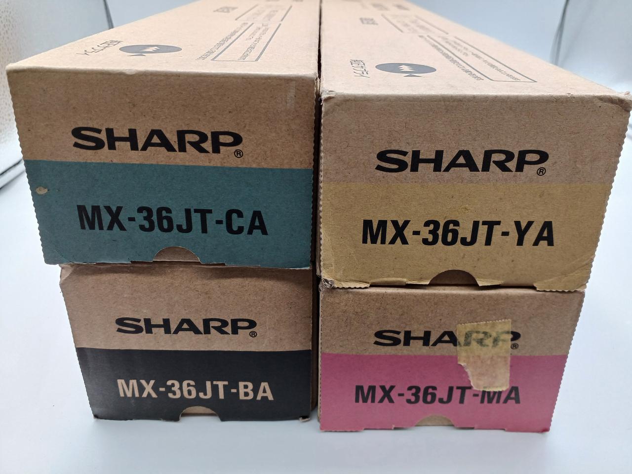 新年限定価格シャープトナー MX-36JT 4色セット(黒青赤黄)(未使用品) シャープ(SHARP)|トナーカートリッジ4本セット|HARDOFFオフ