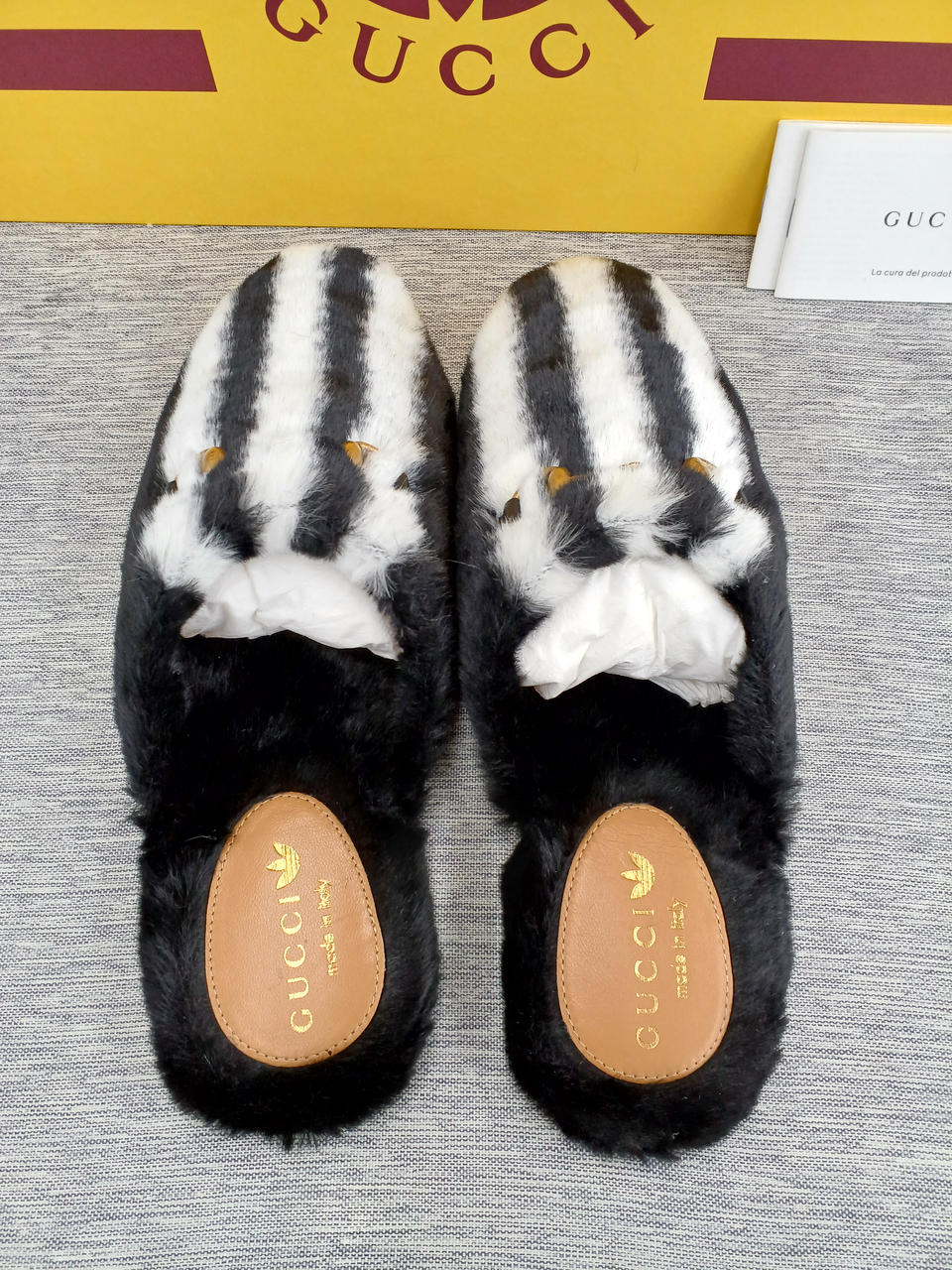 GUCCI X ADIDAS|ホースビット ファー スリッパ|HARDOFFオフ