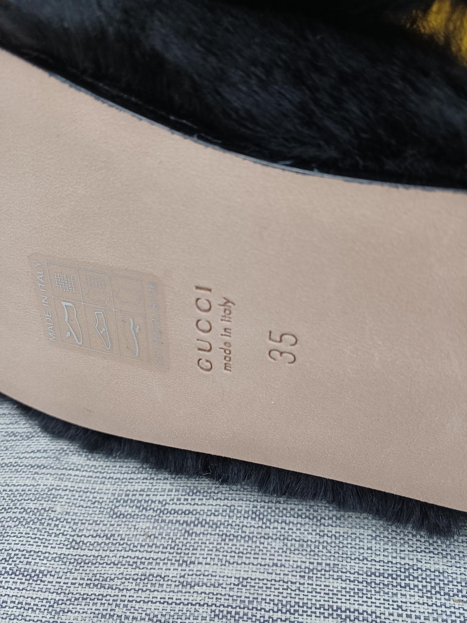 GUCCI X ADIDAS|ホースビット ファー スリッパ|HARDOFFオフ