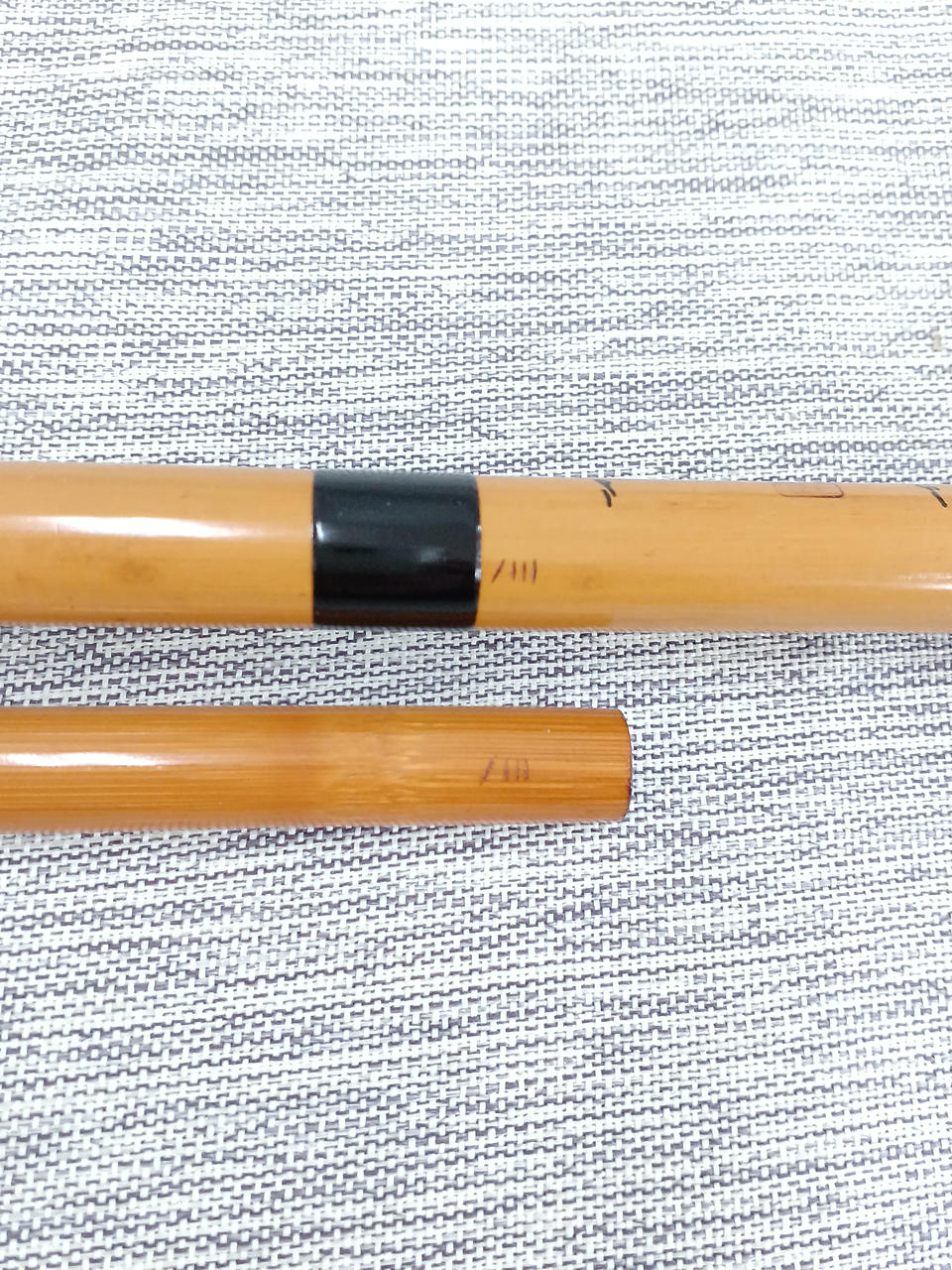 竹竿×2本　其の一 和竿】小突きカレイ竿1.8M【NO2】オーダー品
