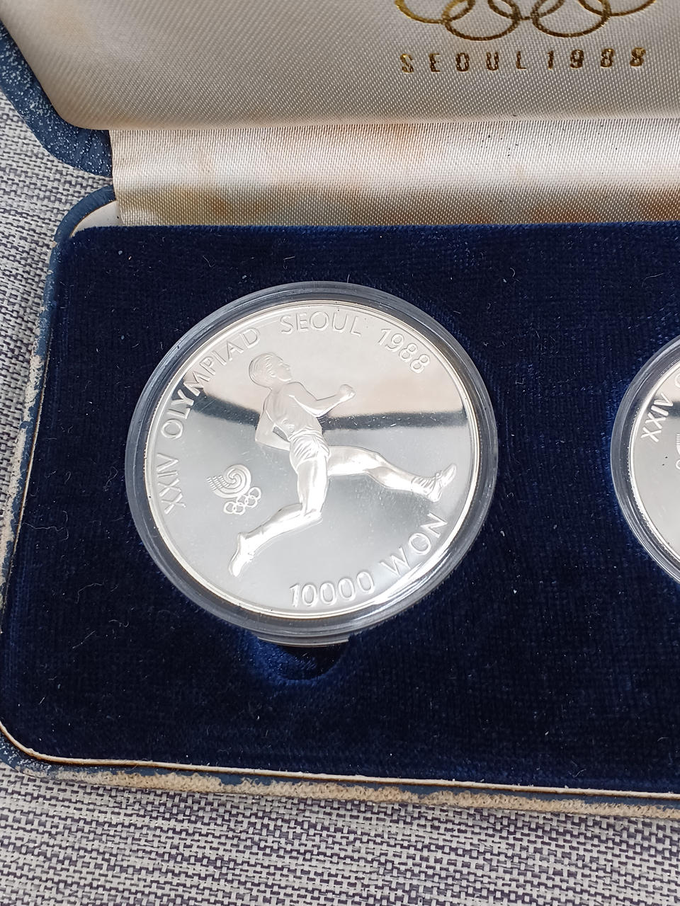 1988年オリンピックプルーフ硬貨 SILVER925|1988年ソウルオリンピック記念プルーフ銀貨|HARDOFF