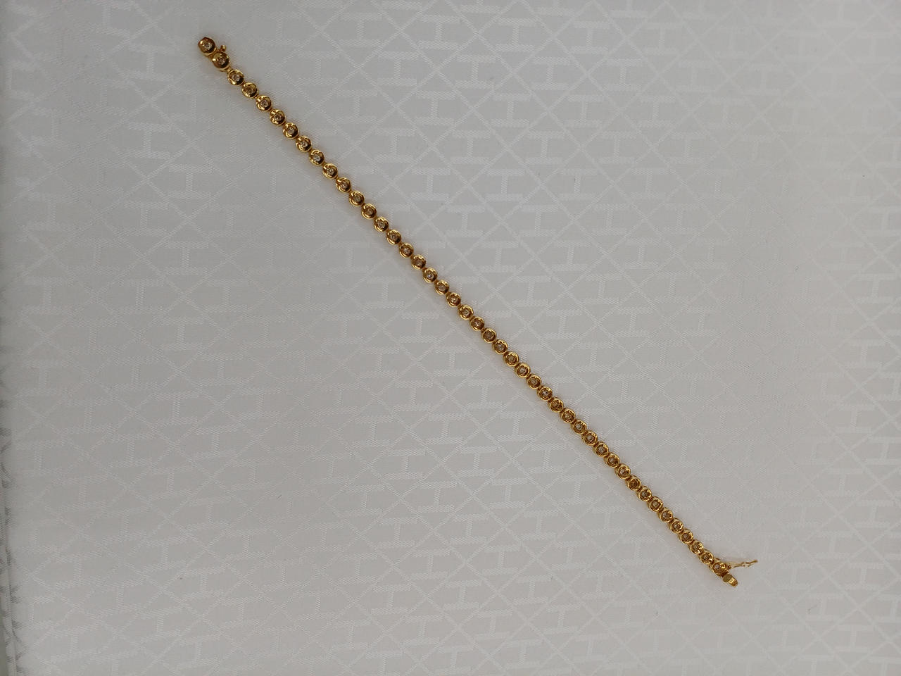 K18WG 750 ダイヤ 0.34ct ブレスレット K18WG 750 ダイヤ 0.34ct ブレスレット