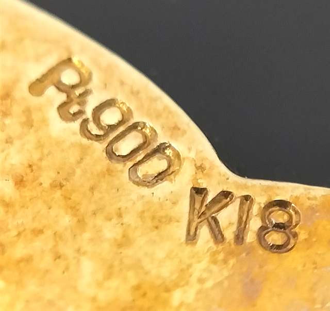 Pt900 K18刻印