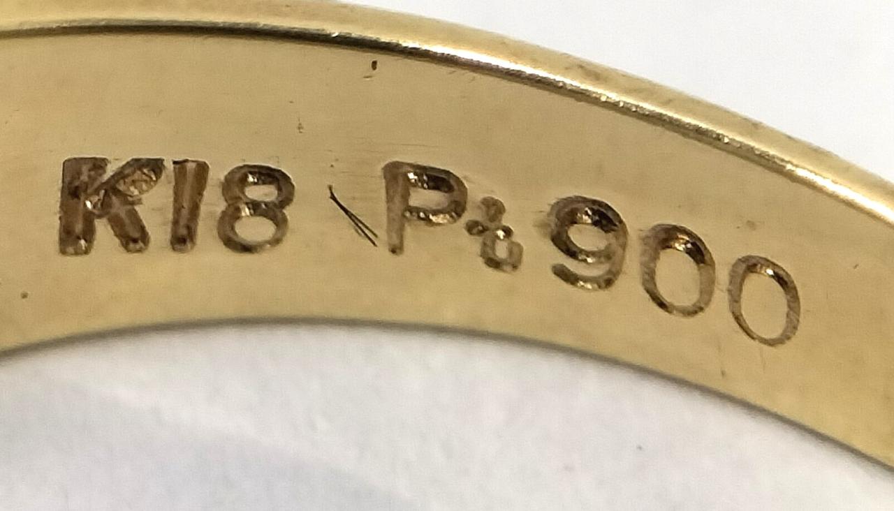 K18 Pt900刻印
