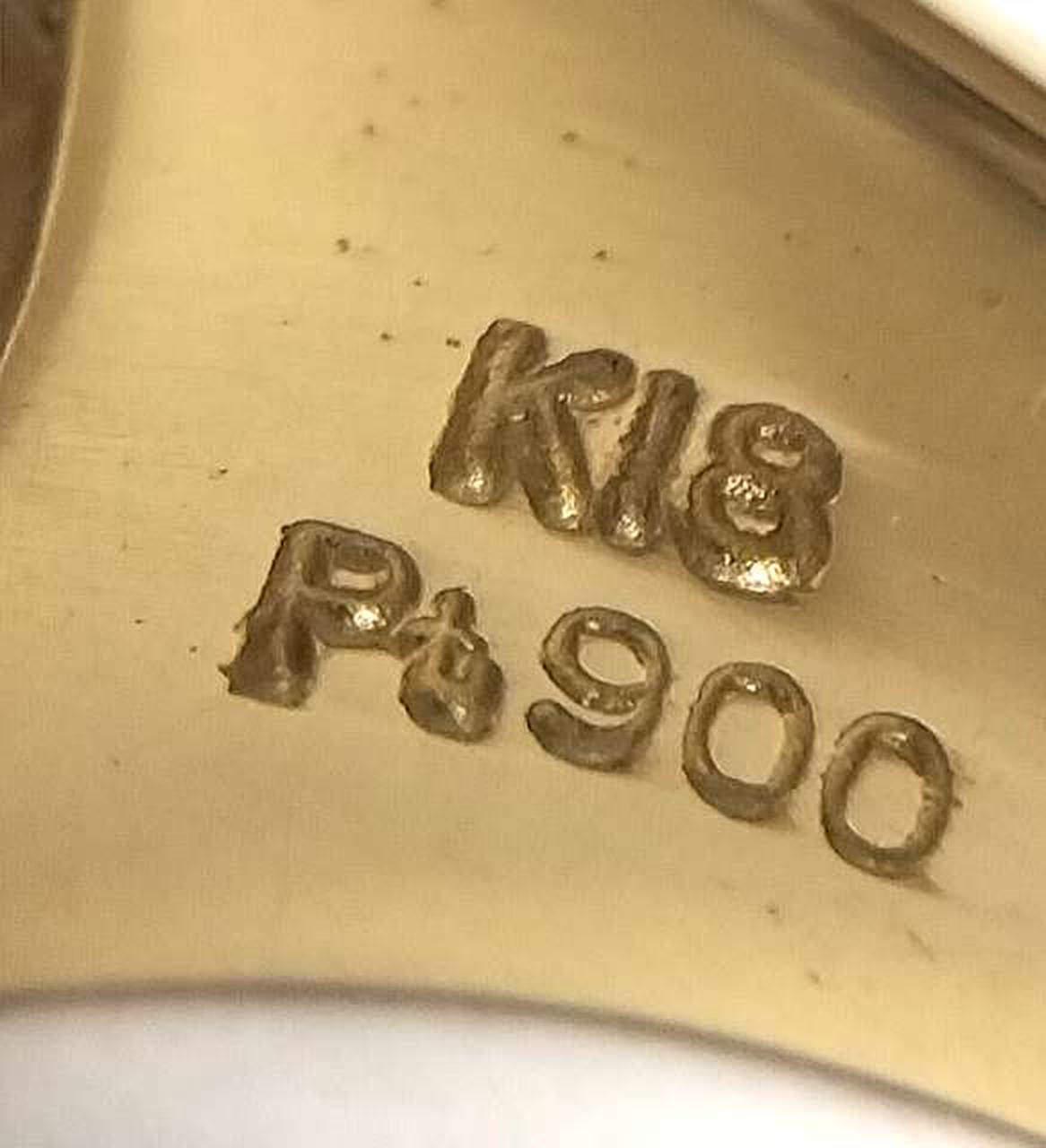 K18 Pt900刻印