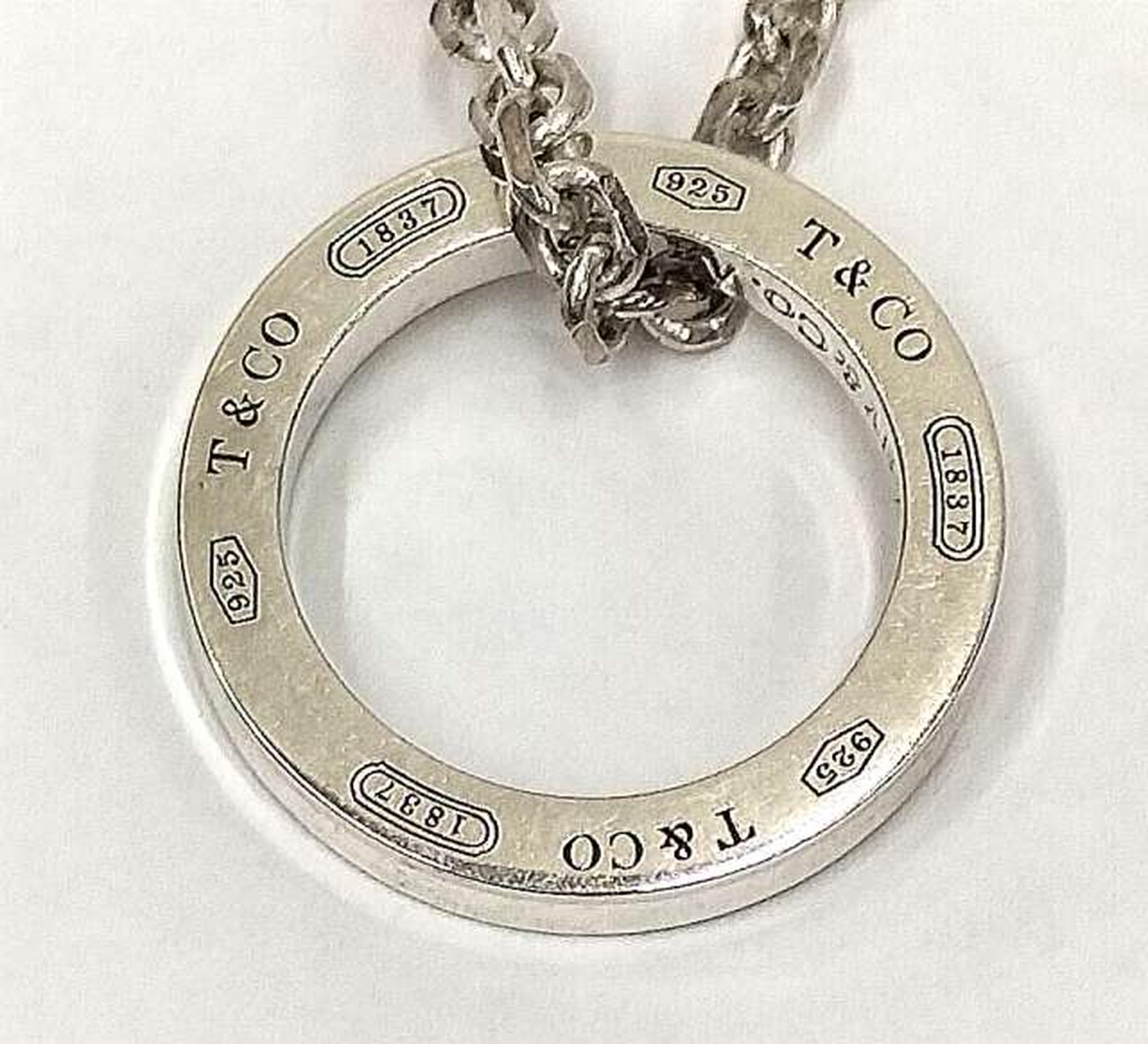 Tiffany & Co. ロック　ネックレス　シルバー　1837 変色あり Tiffany & Co. ロック ネックレス シルバー 1837 変色あり