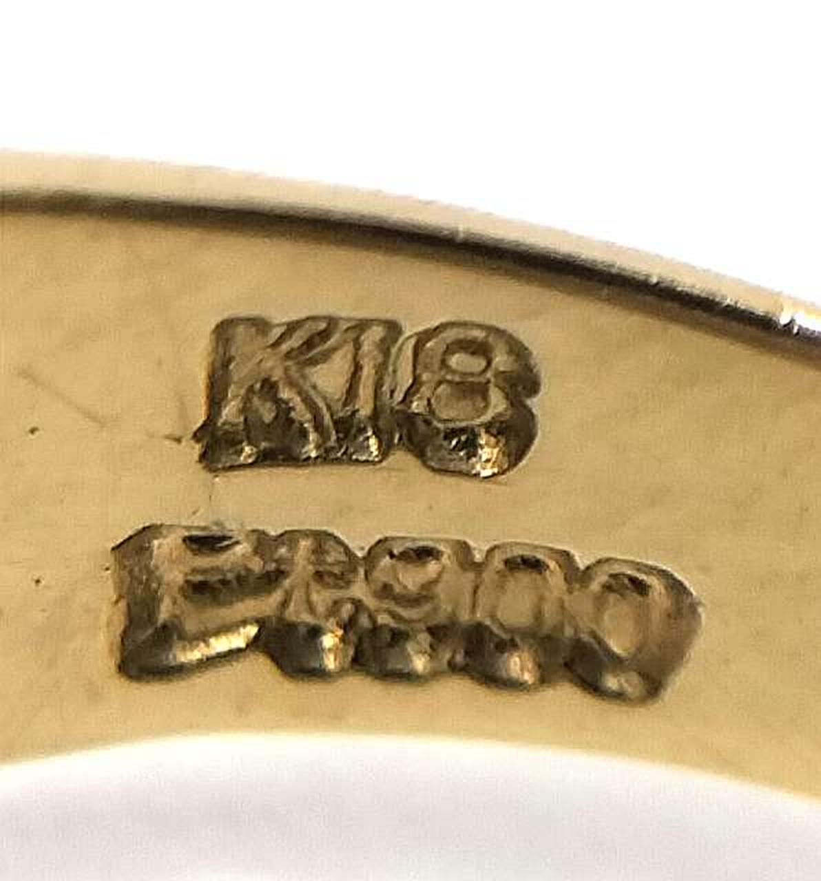 K18 Pt900刻印