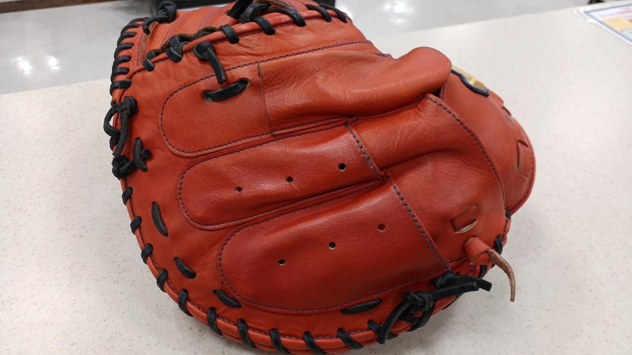 HATAKEYAMA プロフェッショナルモデル キャッチャー用グローブ HATAKEYAMA (ハタケヤマ) 軟式グローブ 約30cm オレンジ