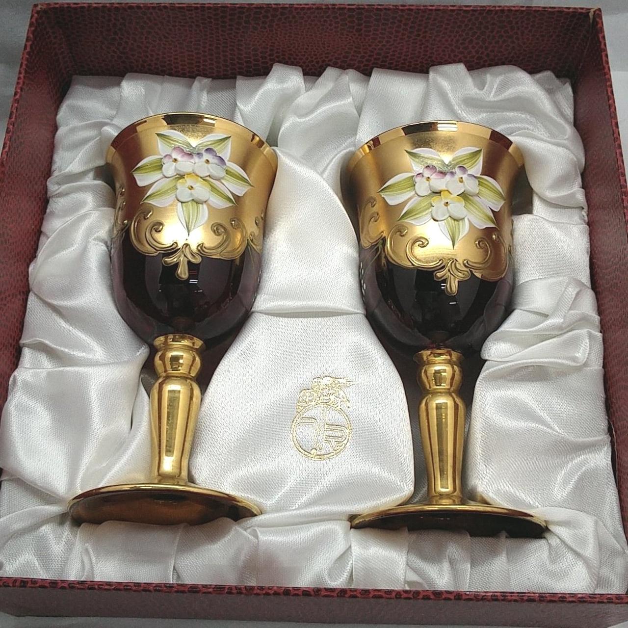 今日だけお値下げ☆レア ヴェネチアグラス イタリア製 ムラーノ ムラーノグラス|ベネチアンペアグラス|HARDOFFオフモール