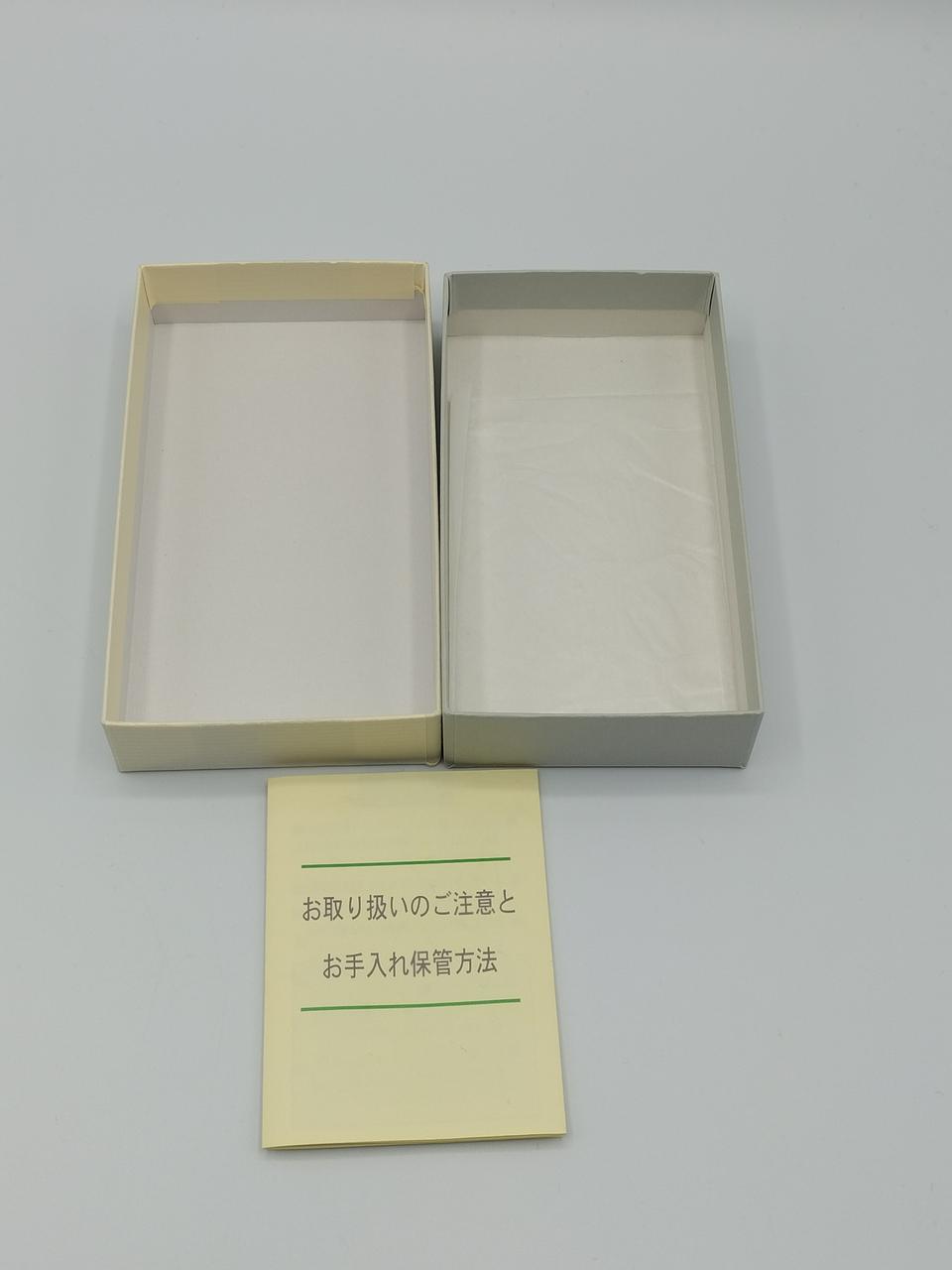 箱の中身は、取扱説明書付きあり