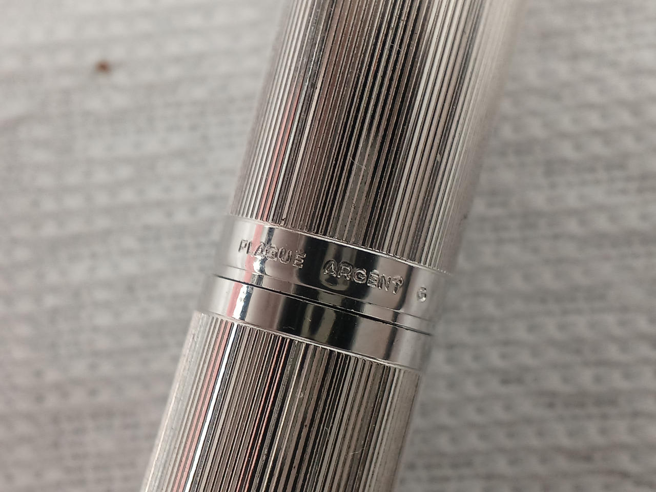 WATERMAN 万年筆 CF44GO バーレイ 18K WATERMAN 万年筆 CF44GO バーレイ 18K CIRCA 1989 WATERMAN LE
