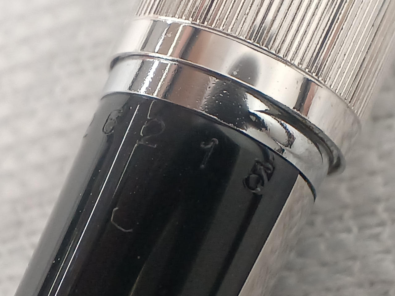 WATERMAN 万年筆 CF44GO バーレイ 18K WATERMAN 万年筆 CF44GO バーレイ 18K CIRCA 1989 WATERMAN LE