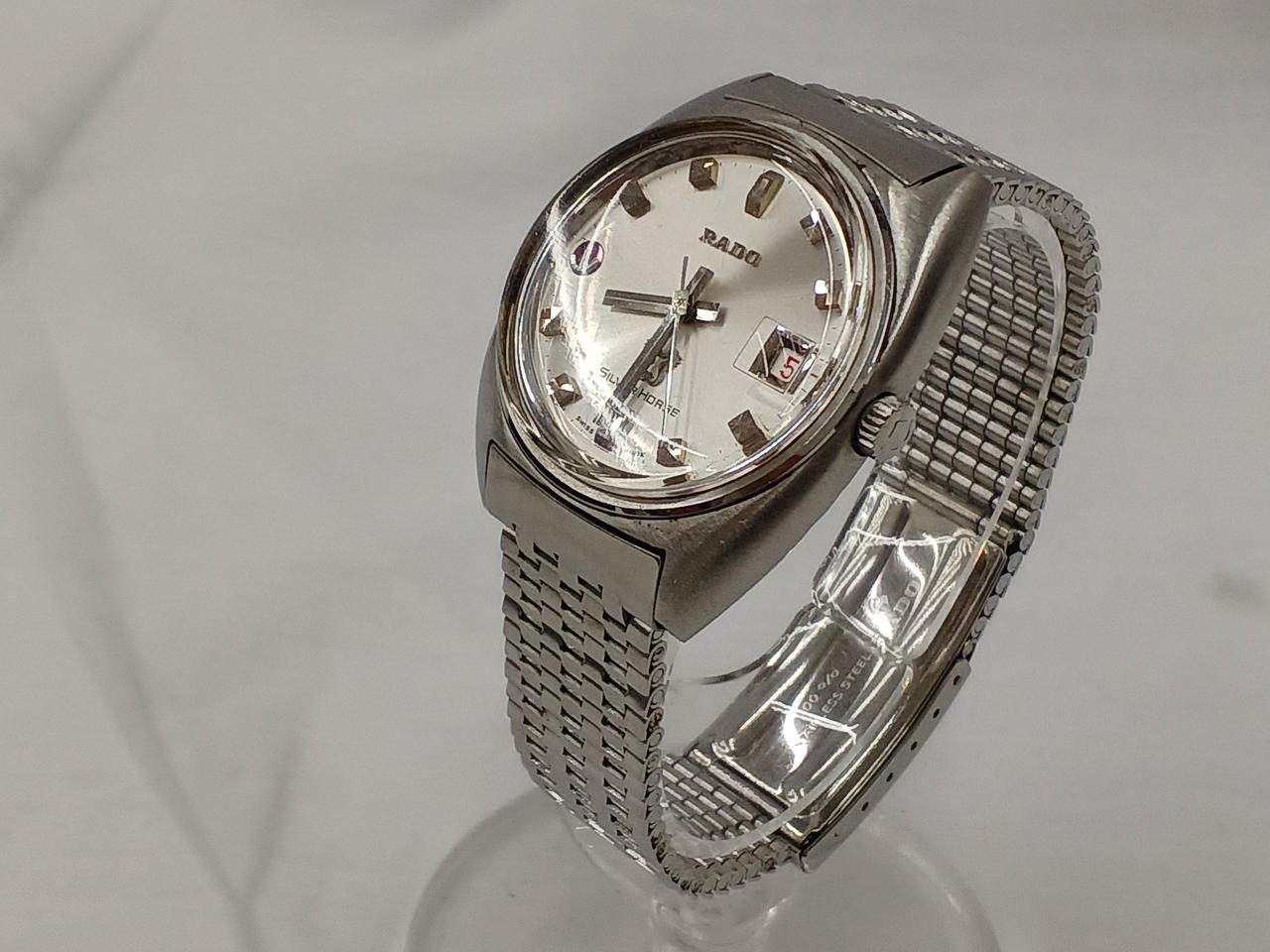 RADO Silver Horse 腕時計　自動巻き Yahoo!オークション - OH済 RADO SILVER HORSE ラドー シルバー