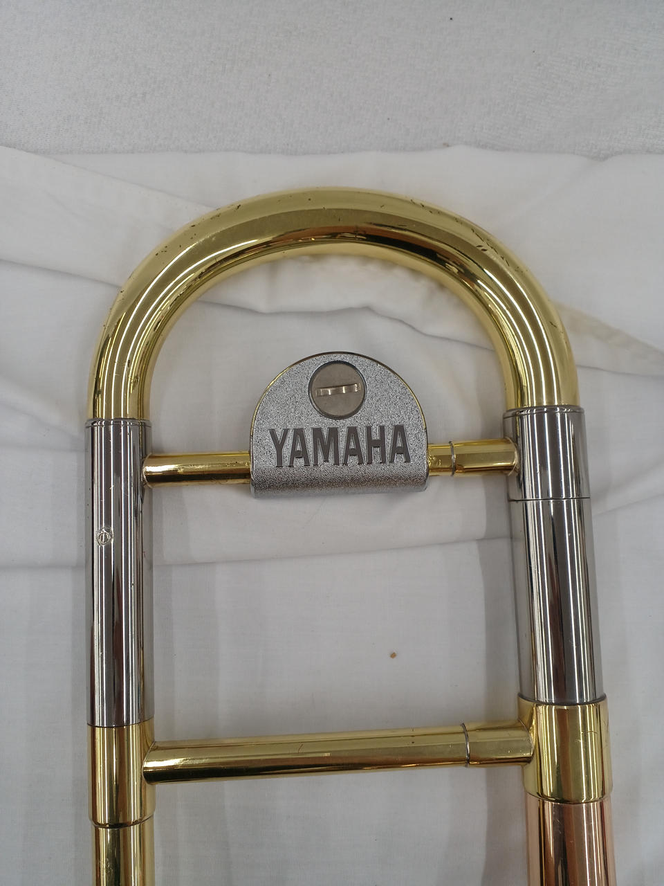 YAMAHA トロンボーン SL-351 ゴールド ケース付き　汚れ、錆あり ヤマハ | トロンボーン - 管楽器・吹奏楽器