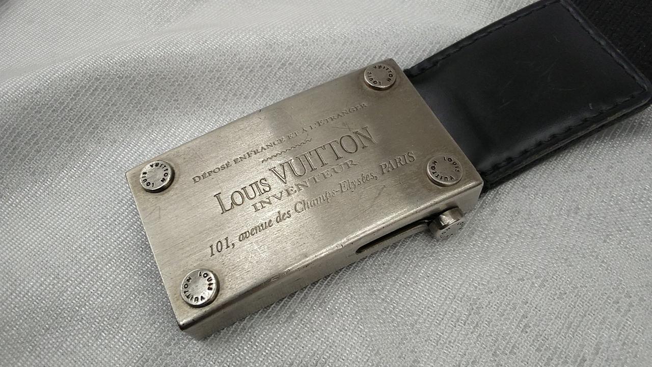 LOUIS VUITTON サンチュール・ベンガル ルイヴィトン サンチュール ベンガル ベルト バックル 水色