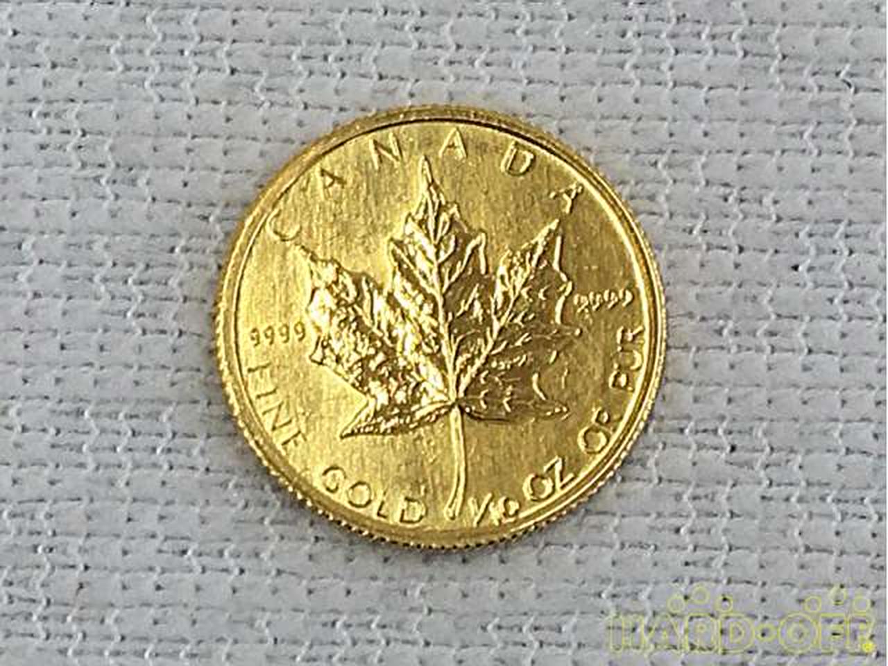 HILTON カナダメープルリーフ1/4オンス金貨 ヒルトン