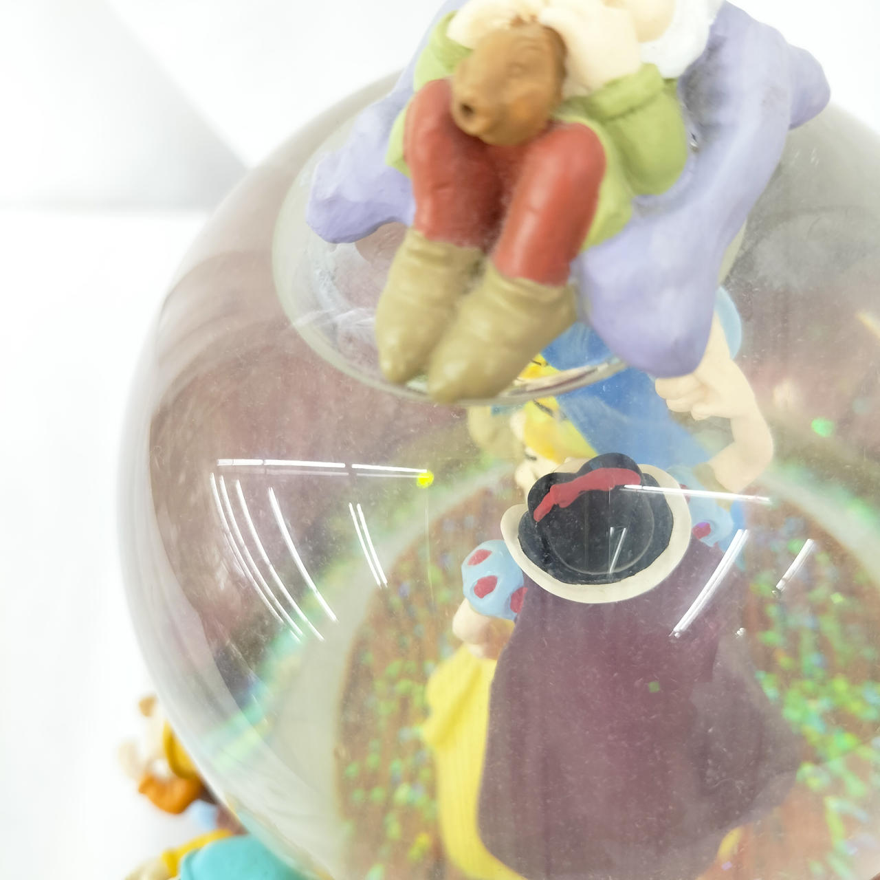 ガラスにくすみあります